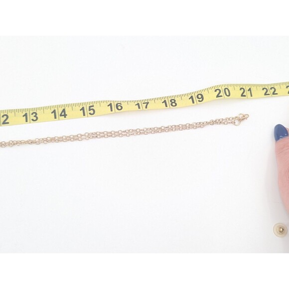 Gold Tone Tassel Black Beads Fringe Long Chain Tassel Vtg Statement Necklace - Picture 6 of 6